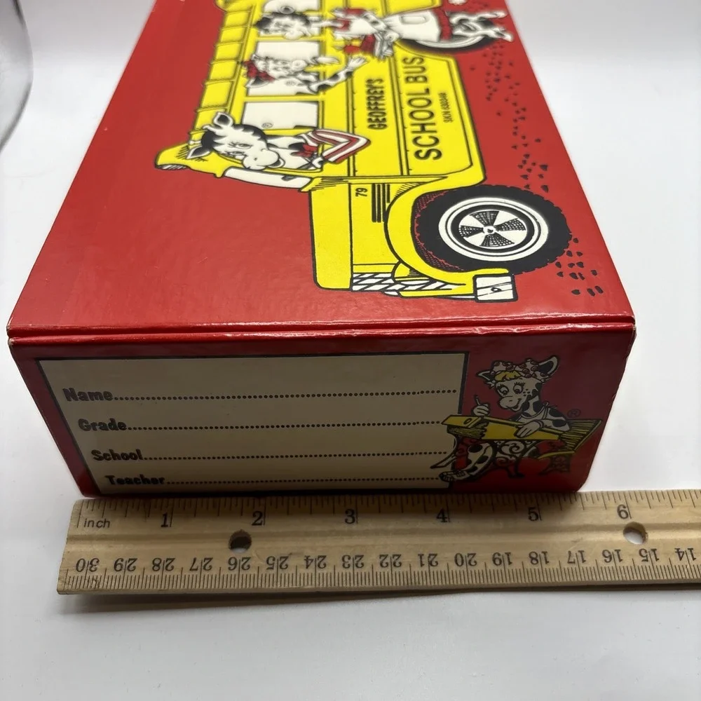 Vintage‎ Geoffrey's Anything Box - 1973 Toys R Us Art Storage Pencils Giraffe